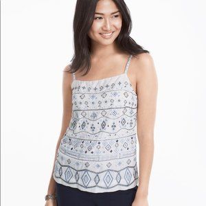 White House Black Market embellished cami